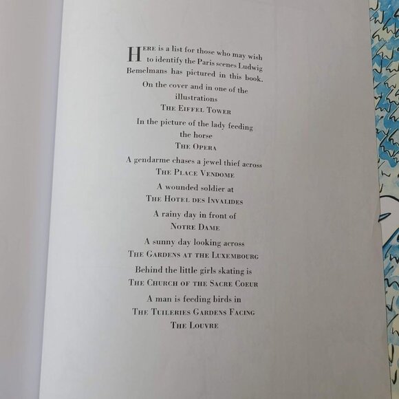 Madeline By Ludwig Bemelmans Hardcover Classic Childrens Book - Picture 9 of 9